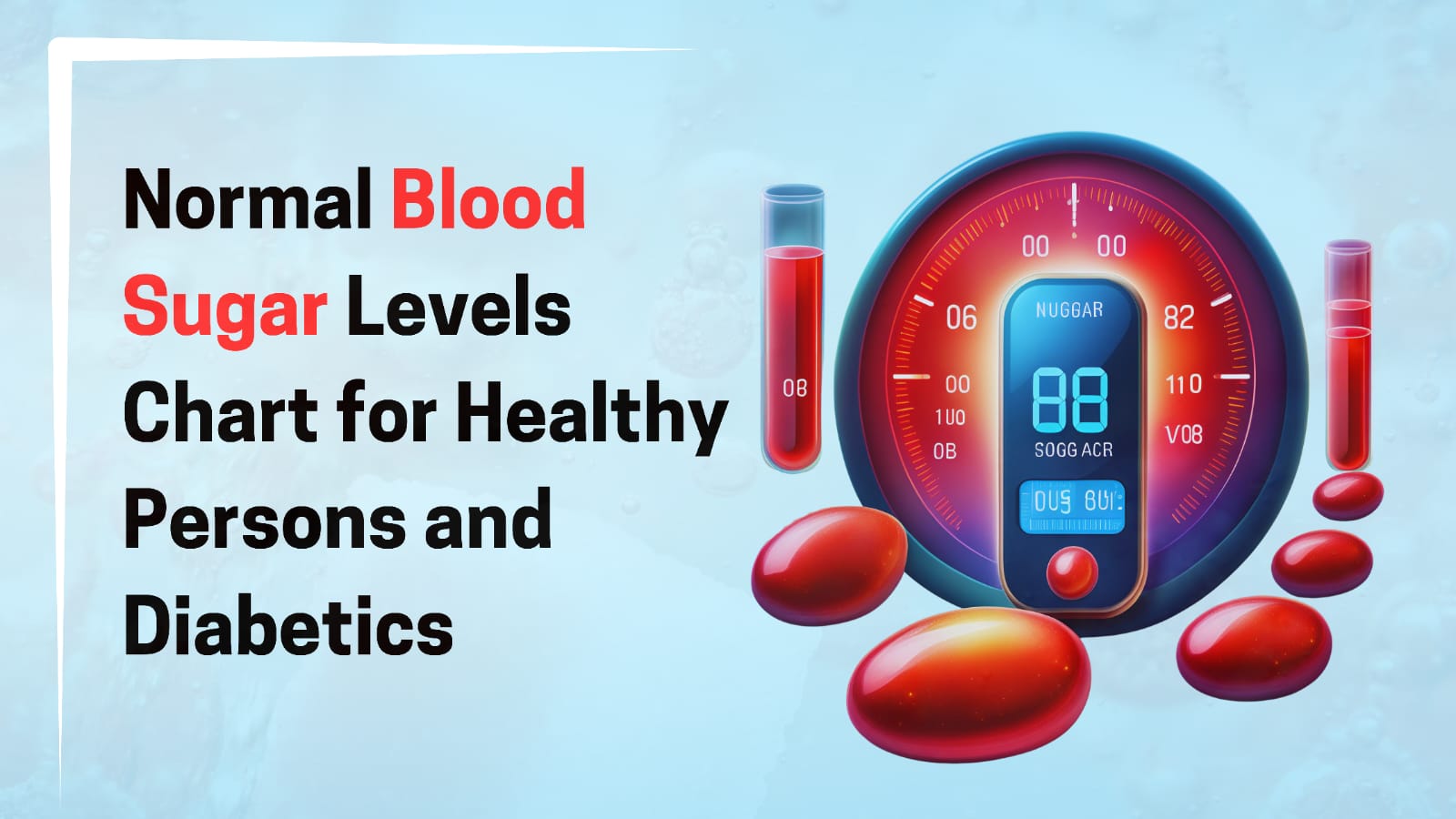 Normal Blood Sugar Levels Chart for Healthy Persons and Diabetics